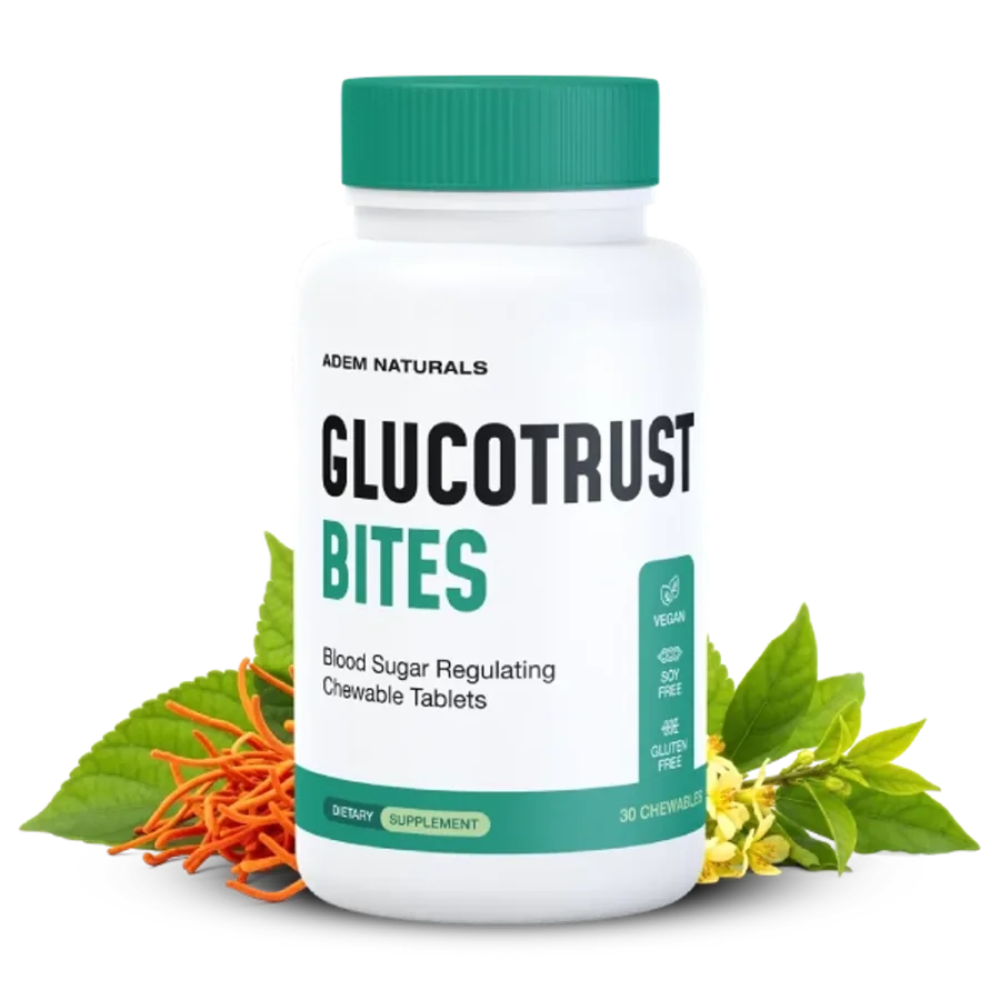 GlucoTrust Bites — official 3-bottle pack