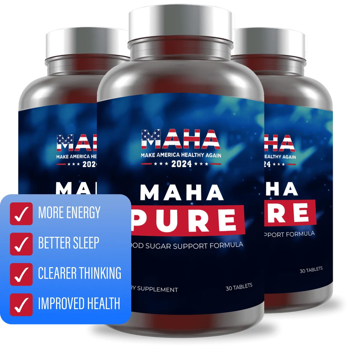 Maha Pure bottle